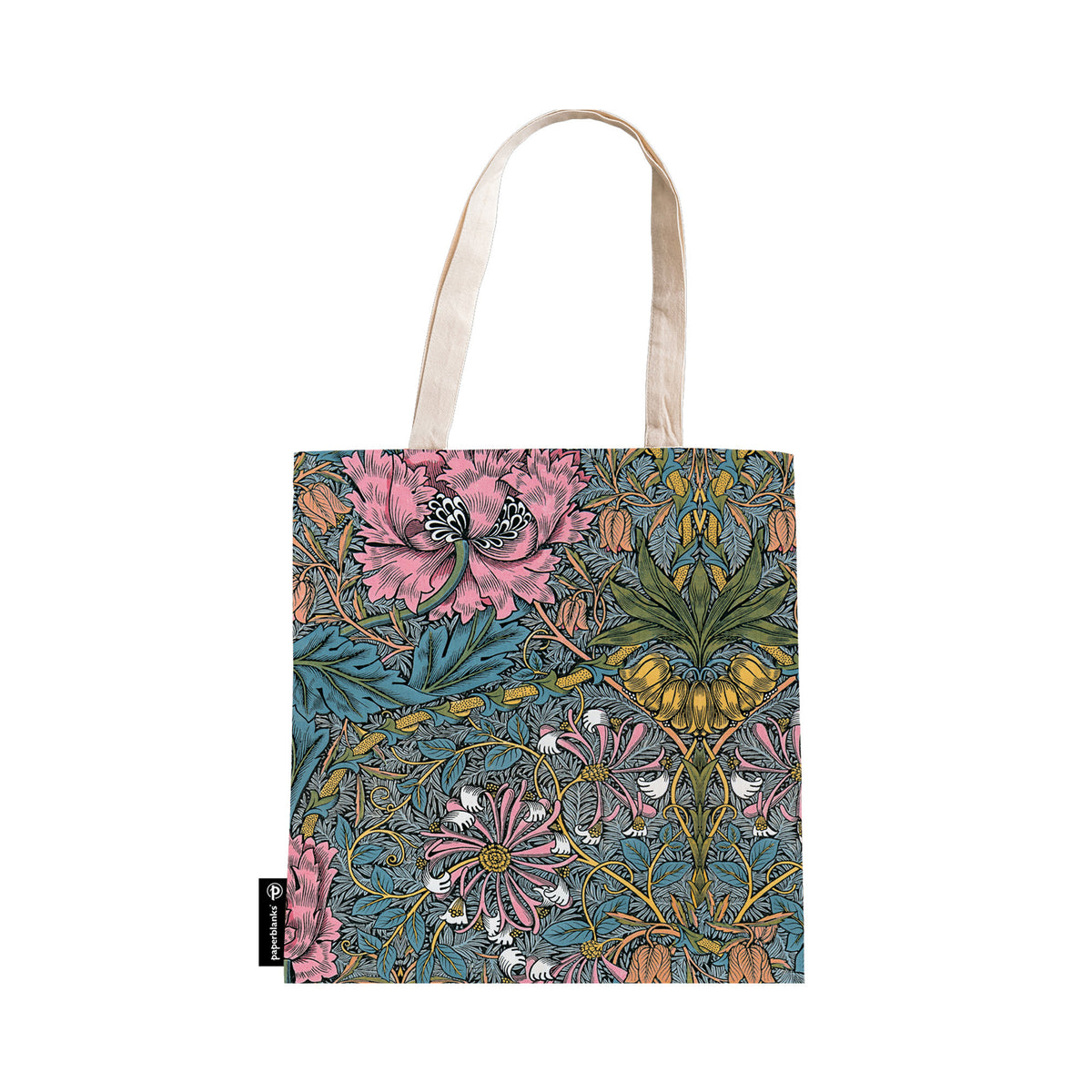 Morris Pink Honeysuckle Canvas Bag by Paperblanks (William Morris)