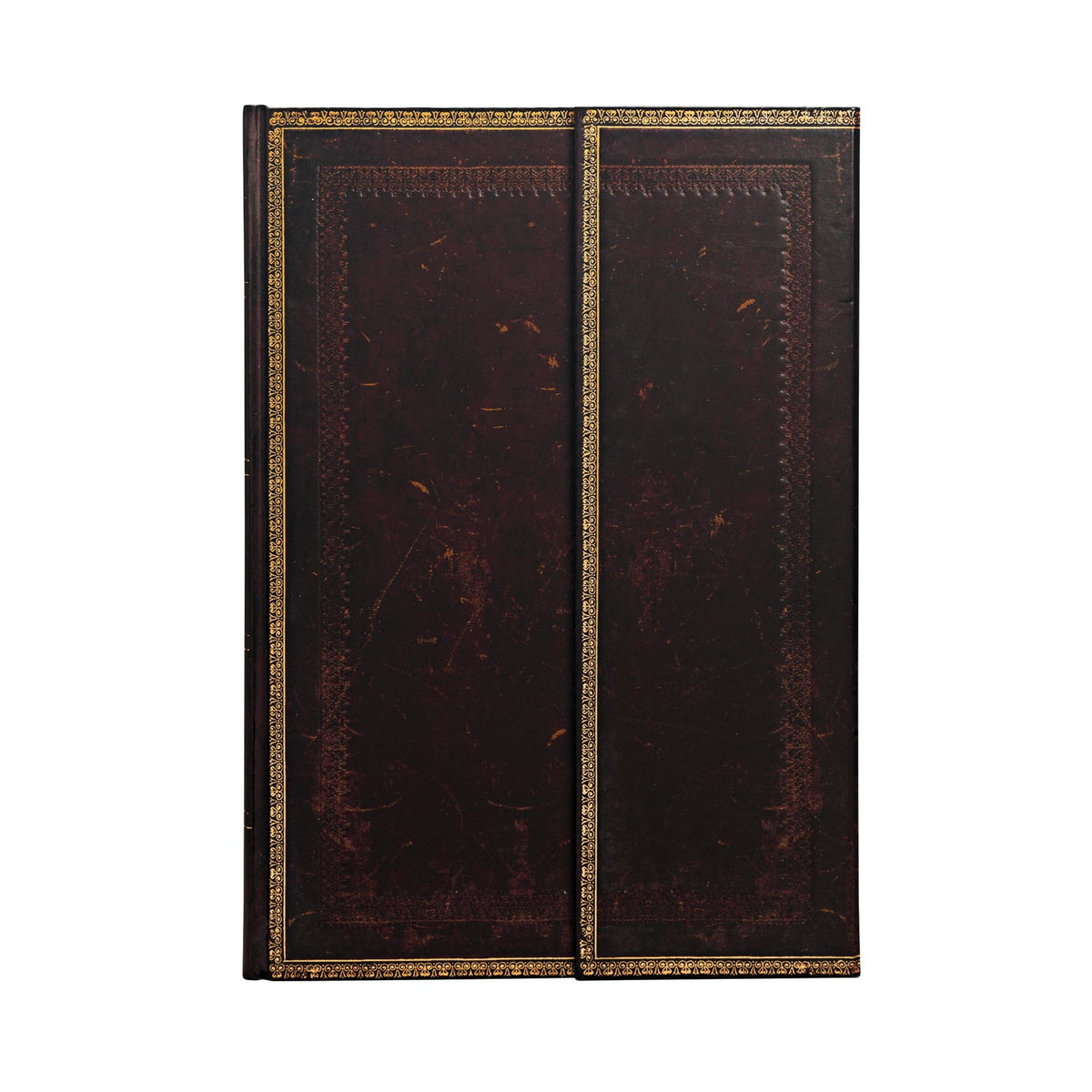 Black Moroccan Grande Unlined Hardcover Journal, 128pg, 120GSM by Paperblanks (Old Leather Collection)